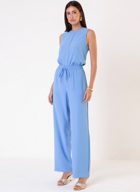 Conjunto Alfaiataria Crepe Azul Nitrogen By Seiki - Foto 2