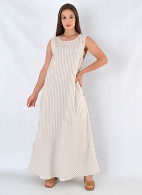 Vestido Longo Listra de Giz Scalon - Foto 1