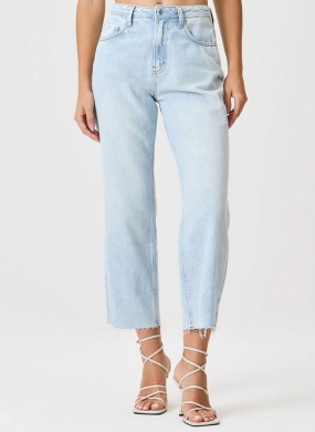 Cal�a Jeans Turmalina Satraight Cropped Flor de Lis - Foto 1