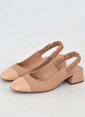Slingback Couro Nude Tabita - Foto 6