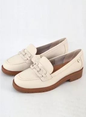 Mocassim Couro Napoli Off White Bottero - Foto 5