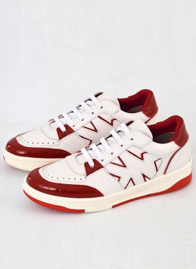 T�nis Couro Vermelho Orcade  - Foto 6