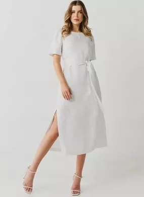 Vestido Branco Midi Linho Innocence  - Foto 1