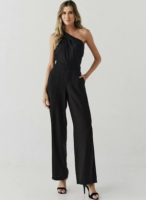 Macac�o Preto Um Ombro Innocence  - Foto 1
