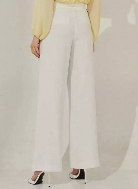 Cal�a Alfaiataria Reta Off White MX - Foto 2
