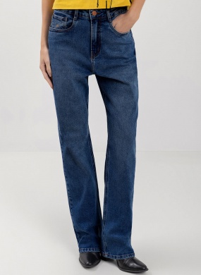 Cal�a Jeans Reta com Cintura Alta Lez a Lez  - Foto 3