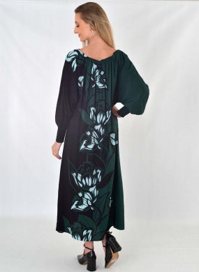 Vestido Midi Ch� Lez a Lez Ombro a Ombro  - Foto 4