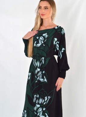 Vestido Midi Ch� Lez a Lez Ombro a Ombro  - Foto 5