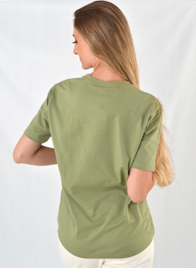 T-shirt Cotton Verde Gatos e Atos  - Foto 4