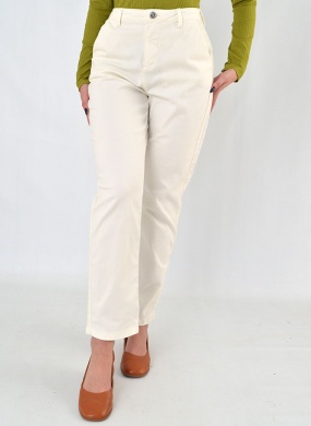 Cal�a em Sarja Off White Slim Lez a Lez  - Foto 1