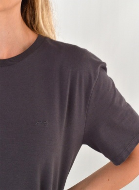 T-shirt Cotton Chumbo Gatos e Atos  - Foto 3