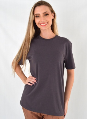 T-shirt Cotton Chumbo Gatos e Atos  - Foto 5