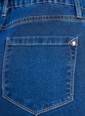 Cal�a Reta Em Jeans Scalon - Foto 1