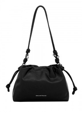 Bolsa Couro Preta M�dia Smartbag - Foto 1