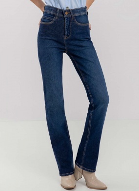 Cal�a Jeans Reta com Tecnologia Shaping Lez a Lez - Foto 1