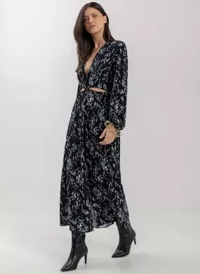 Vestido Viscose Torção Frontal Lez a Lez  - Foto 1