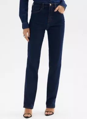 Calça Jeans Tradicional Turmalina Straight Flor de Lis - Foto 1