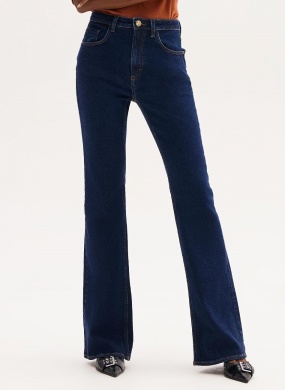 Cal�a Jeans Turmalina Flare Flor de Lis - Foto 1