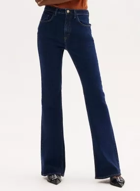 Calça Jeans Turmalina Flare Flor de Lis - Foto 1