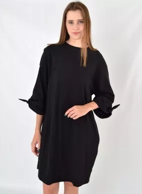 Vestido Curto Algodão Manga Bufante Lez a Lez  - Foto 1