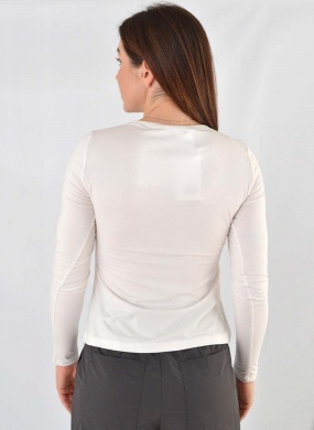 Blusa B�sica Viscolycra Off White Declari - Foto 3