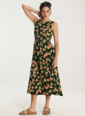 Vestido Midi Estampa Asas Cantão - Foto 2