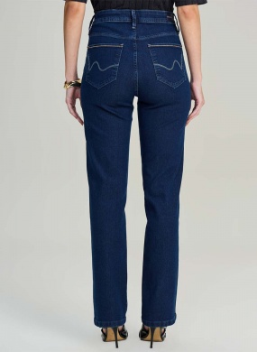 Cal�a Reta Em Jeans Estonagem Escura Scalon - Foto 2