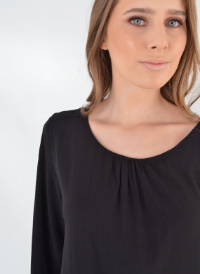 Bata Viscose Preta Cant�o - Foto 2