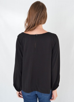 Bata Viscose Preta Cant�o - Foto 3