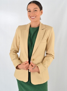 Blazer Sarja Bege Trappiche  - Foto 5