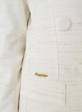 Blazer Algod�o Trappiche Off White - Foto 3