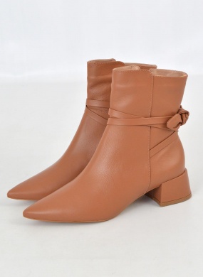 Bota Couro Chestnut Lizi e Lizi - Foto 1