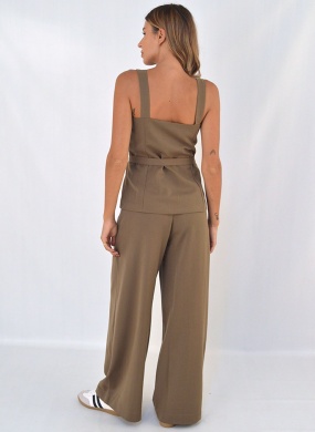 Conjunto Alfaiataria Cor Oliva MX Fashion  - Foto 3