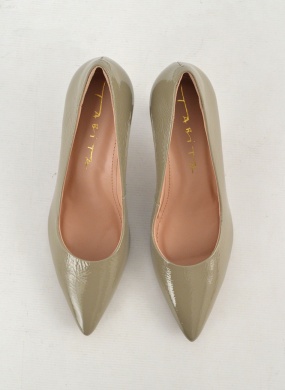 Scarpin Couro Gray Tabita - Foto 2