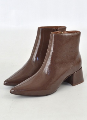 Bota Couro Caf� Tabita - Foto 2