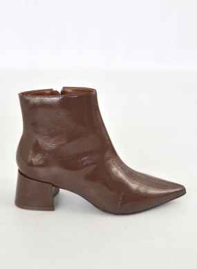 Bota Couro Caf� Tabita - Foto 5
