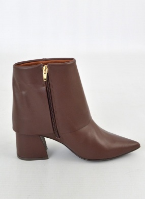 Bota Couro Cor Caf� Tabita - Foto 5
