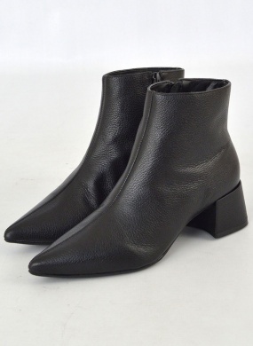 Bota Couro Cor Preto Tabita - Foto 5
