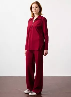 Conjunto Canelado Cor Bordo Declari  - Foto 3
