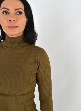 Blusa Canelada Militar Declari - Foto 2
