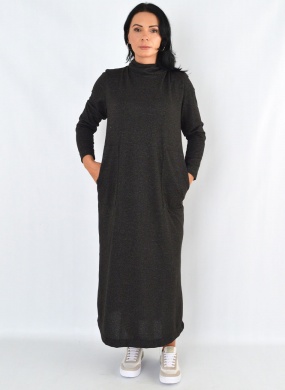 Vestido Longo Cor Preta Declari - Foto 1
