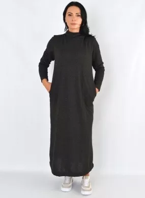 Vestido Longo Cor Preta Declari - Foto 1