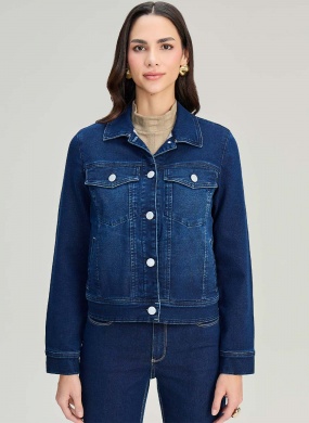 Jaqueta Jeans Estonagem Escura Scalon - Foto 1