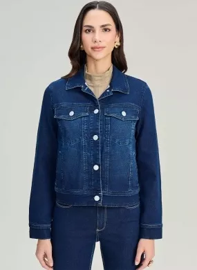 Jaqueta Jeans Estonagem Escura Scalon - Foto 1