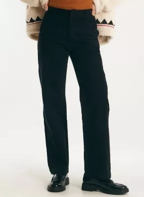 Calça Sarja Reta Ultra Comfort Preto Cantão - Foto 1