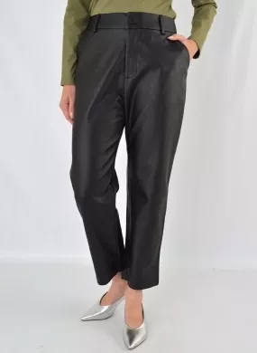 Calça Em PU Preto Aramodu - Foto 2