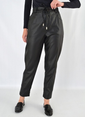 Cal�a Slim em Pu Preto Alice - Foto 1