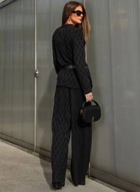 Conjunto Jacquard Preto Anah� - Foto 2