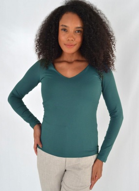 Blusa B�sica Decote 