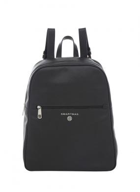 Mochila Grande de Couro Floater Cor Preta Smartbag - Foto 1